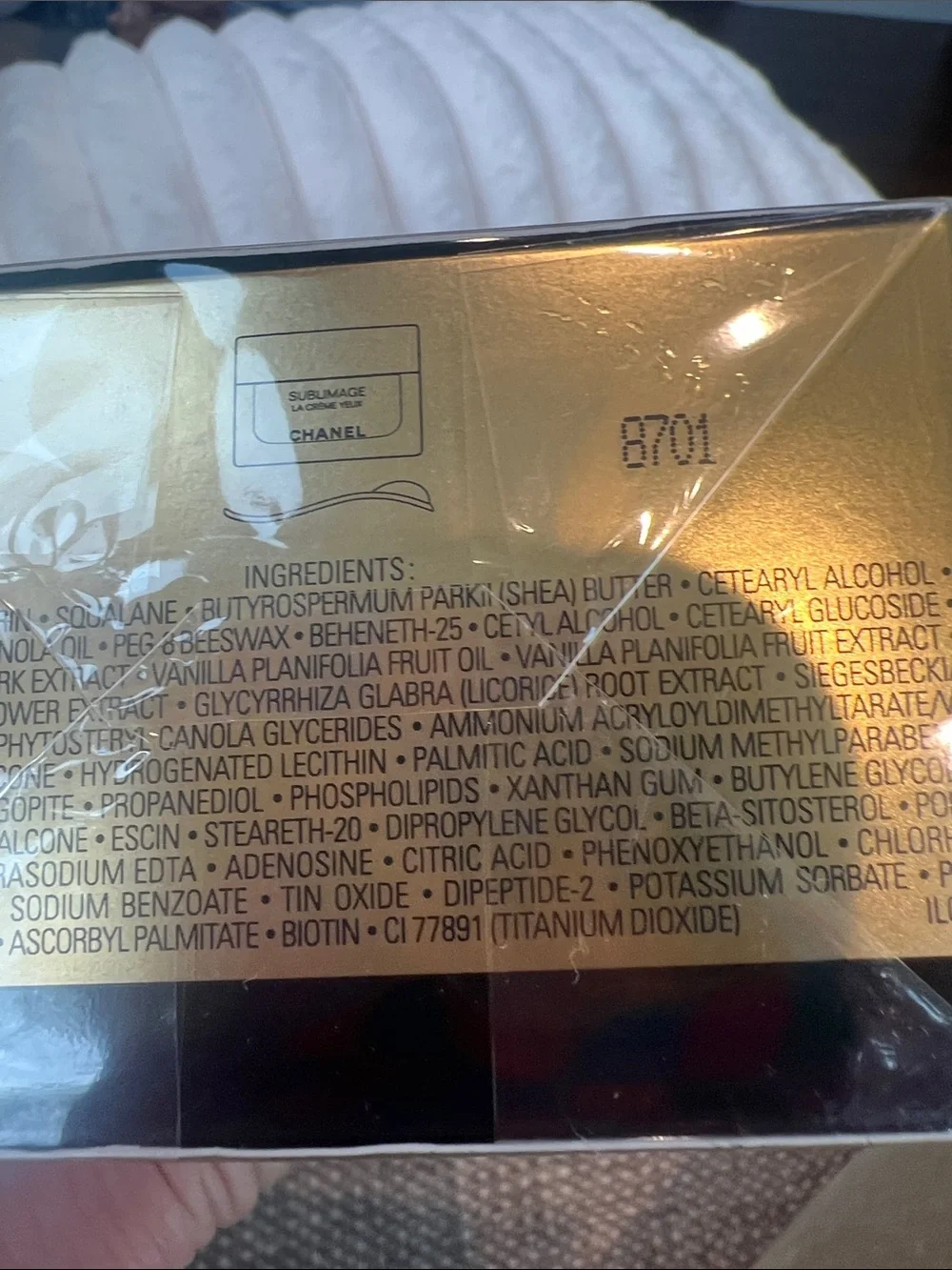 CHANEL Sublimage La Crème Yeux Eye Cream - Gold and Black Packaging